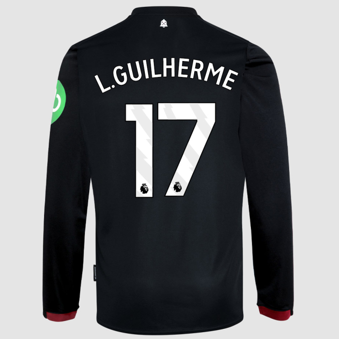 Adult Long Sleeve Away Shirt 24/25 - Black