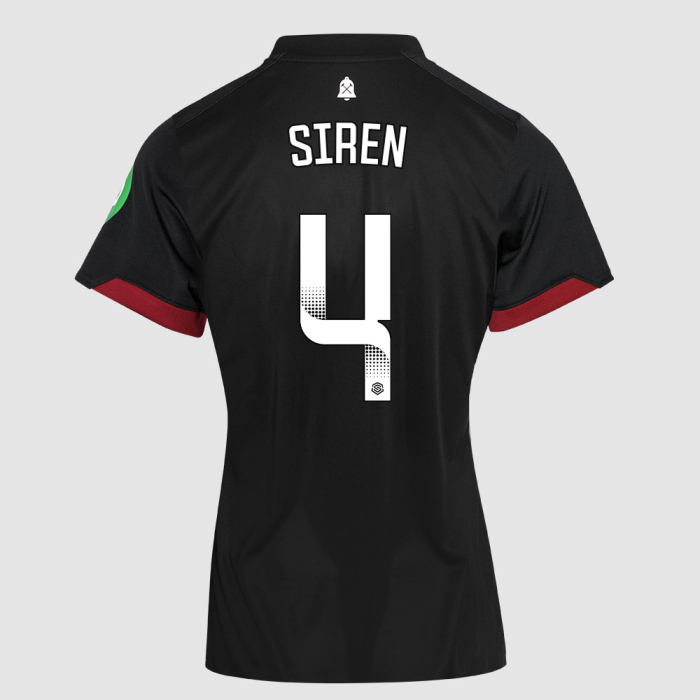 Women's Under 18 Away Shirt 24/25 - Black