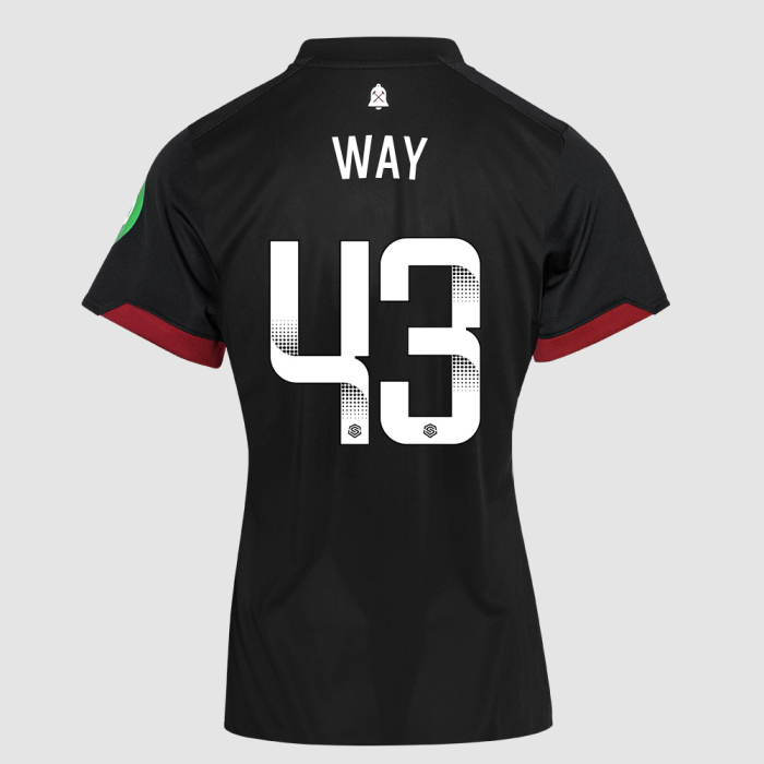 Women's Unsponsored Away Shirt 24/25 - Black