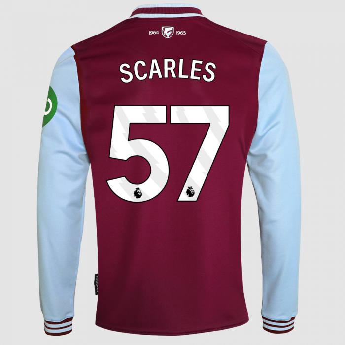 Adult Long Sleeve Home Shirt 24/25 - Claret/Blue