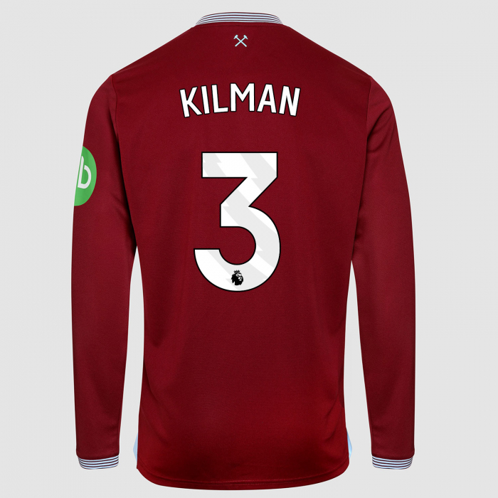 West Ham 25/26 Adults Long Sleeve Home Shirt 