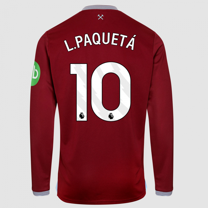 West Ham 25/26 Adults Long Sleeve Home Shirt 
