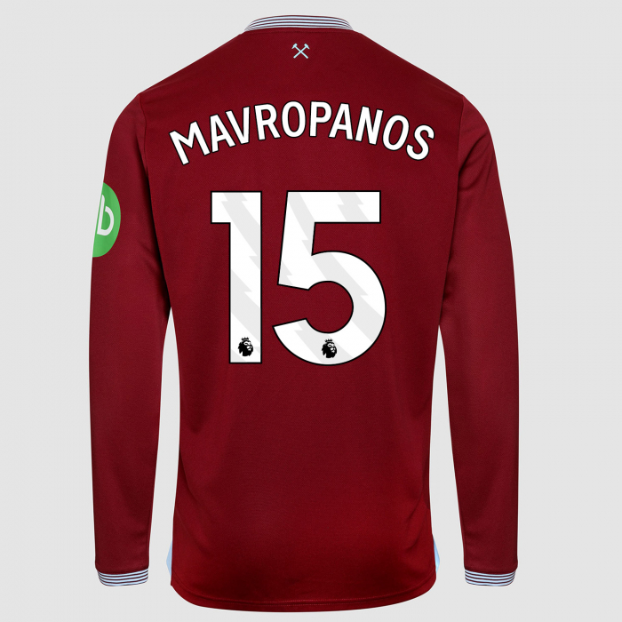 West Ham 25/26 Adults Long Sleeve Home Shirt 