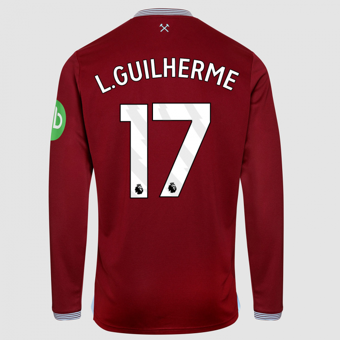 West Ham 25/26 Adults Long Sleeve Home Shirt 