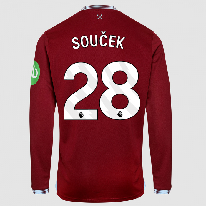 West Ham 25/26 Adults Long Sleeve Home Shirt 