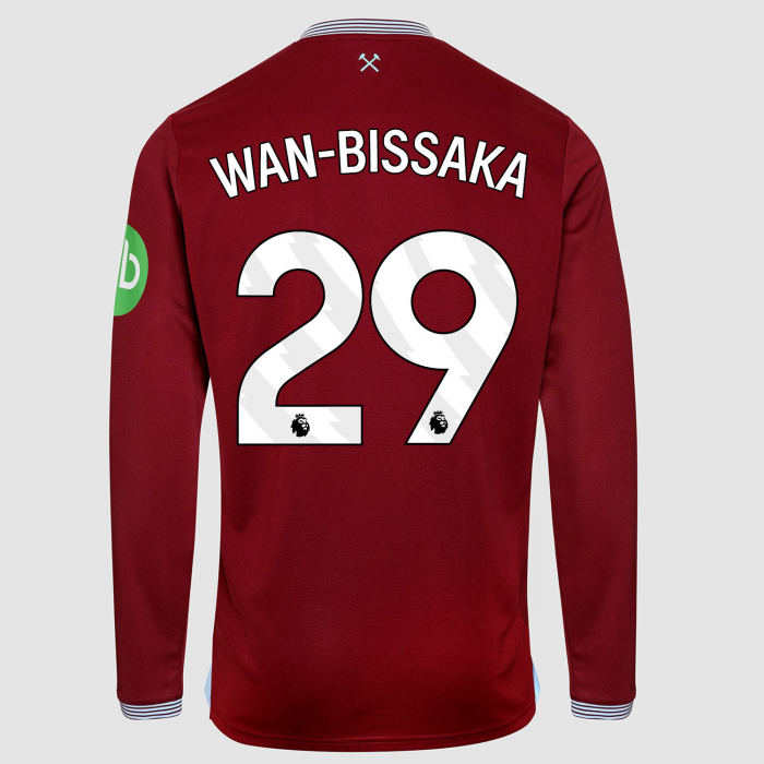West Ham 25/26 Adults Long Sleeve Home Shirt 