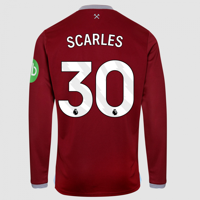 West Ham 25/26 Adults Long Sleeve Home Shirt 