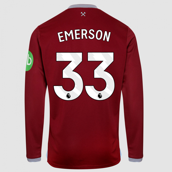 West Ham 25/26 Adults Long Sleeve Home Shirt 