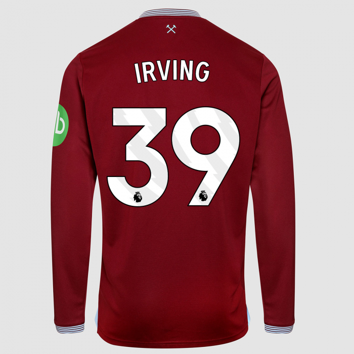 West Ham 25/26 Adults Long Sleeve Home Shirt 