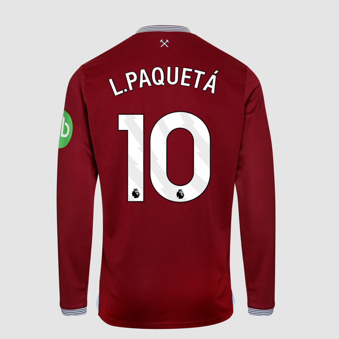 West Ham 25/26 Junior Long Sleeve Home Shirt 