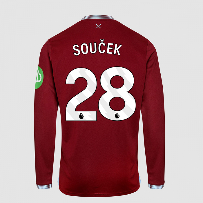 West Ham 25/26 Junior Long Sleeve Home Shirt 