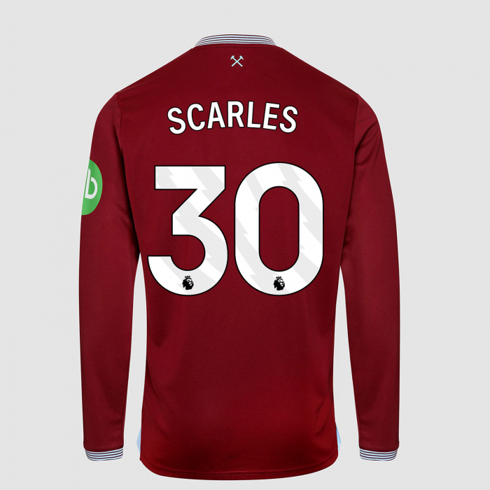 West Ham 25/26 Junior Long Sleeve Home Shirt 