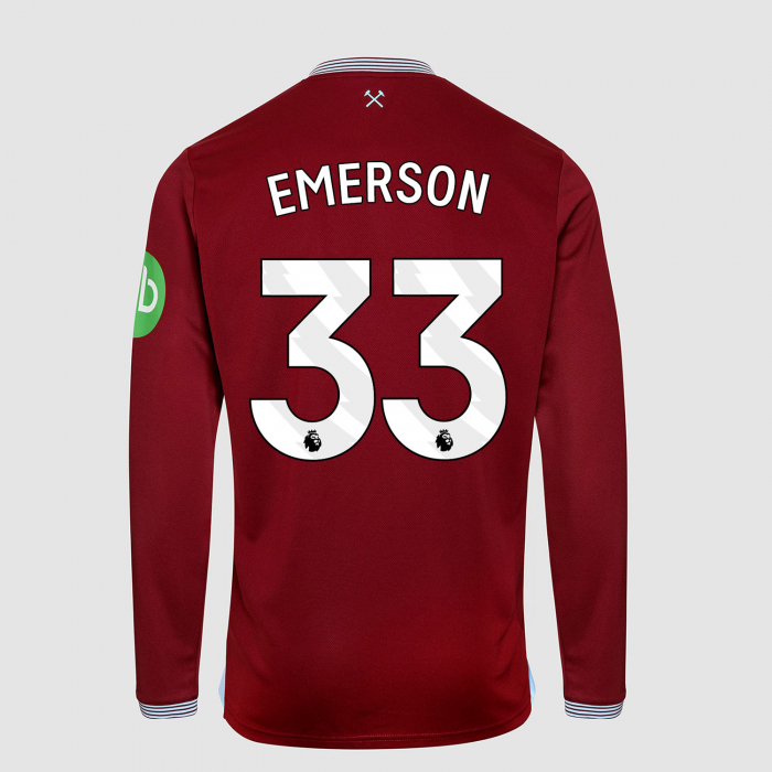 West Ham 25/26 Junior Long Sleeve Home Shirt 