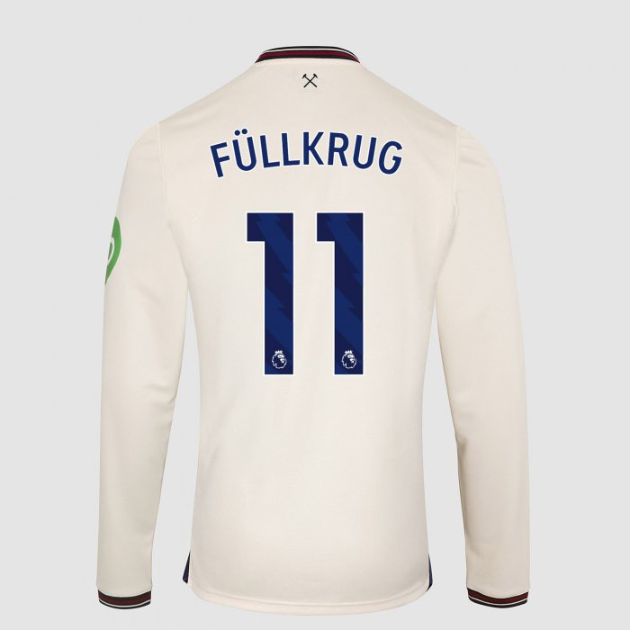 West Ham 25/26 Junior Long Sleeve Away Shirt West Ham 25/26 Junior Long Sleeve Away Shirt