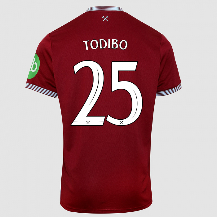 West Ham 25/26 Adults Unsponsored Home Shirt 