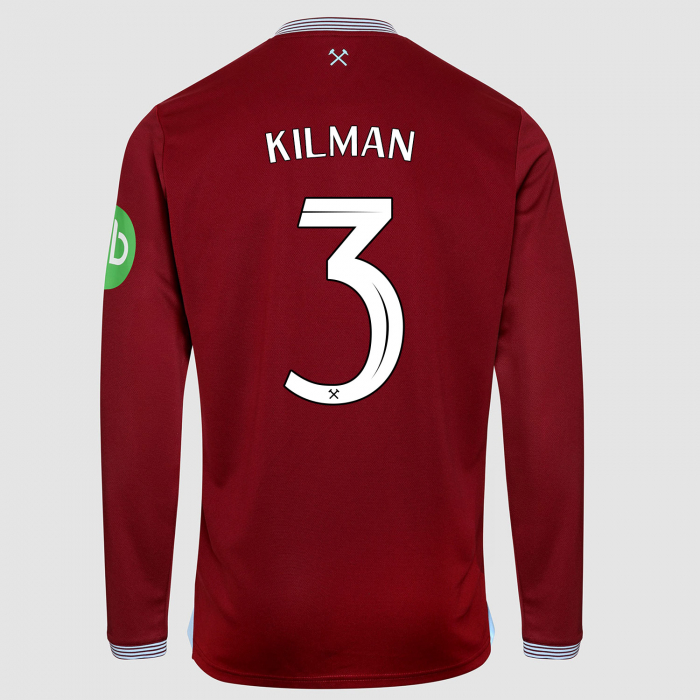 West Ham 25/26 Adults Long Sleeve Home Shirt 