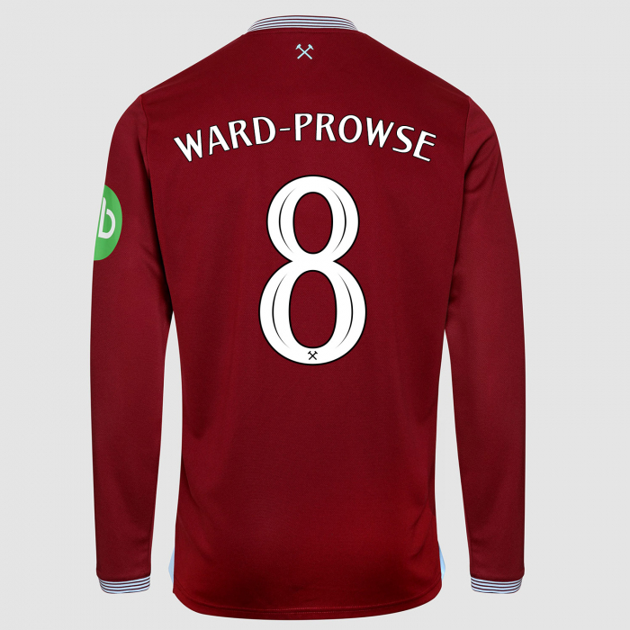 West Ham 25/26 Adults Long Sleeve Home Shirt 