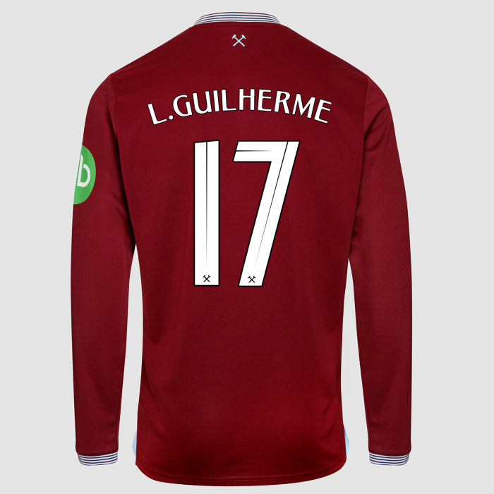 West Ham 25/26 Adults Long Sleeve Home Shirt 