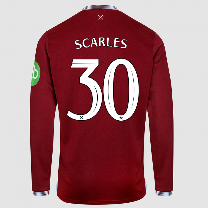 West Ham 25/26 Adults Long Sleeve Home Shirt 