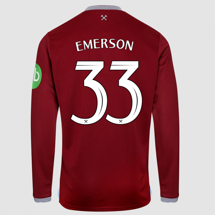 West Ham 25/26 Adults Long Sleeve Home Shirt 