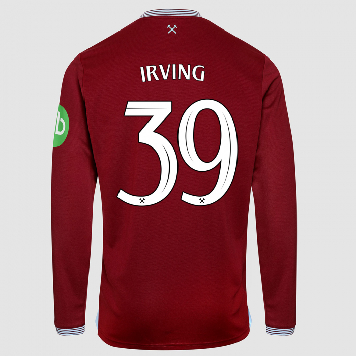 West Ham 25/26 Adults Long Sleeve Home Shirt 
