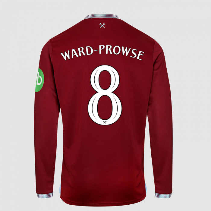 West Ham 25/26 Junior Long Sleeve Home Shirt 