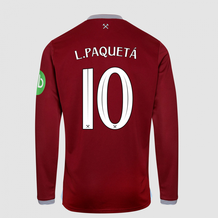 West Ham 25/26 Junior Long Sleeve Home Shirt 