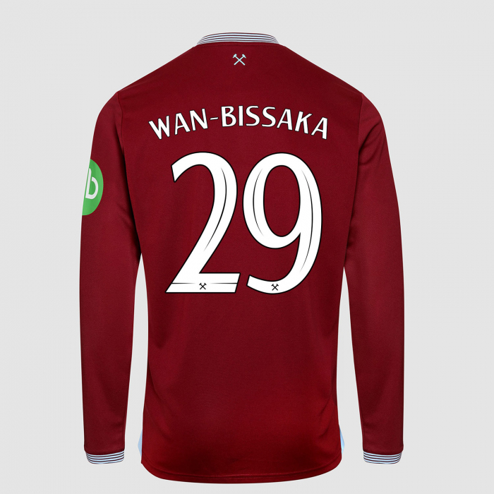 West Ham 25/26 Junior Long Sleeve Home Shirt 