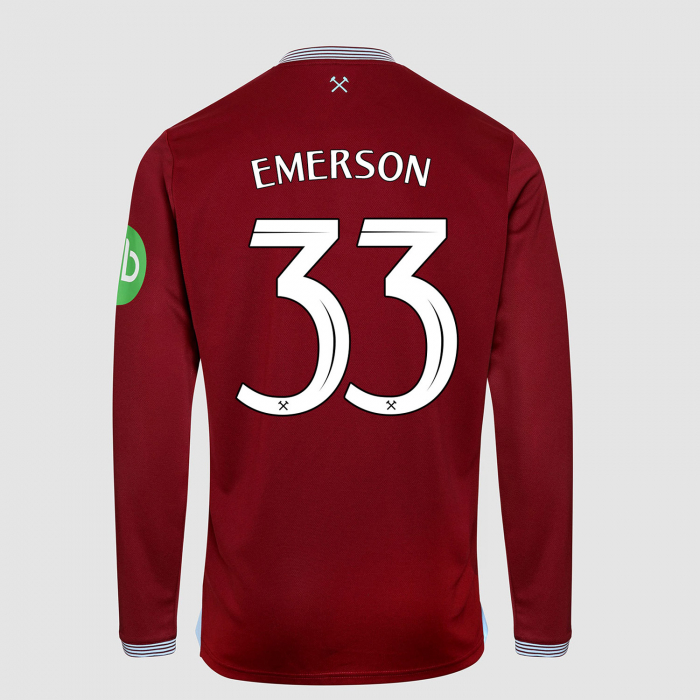 West Ham 25/26 Junior Long Sleeve Home Shirt 