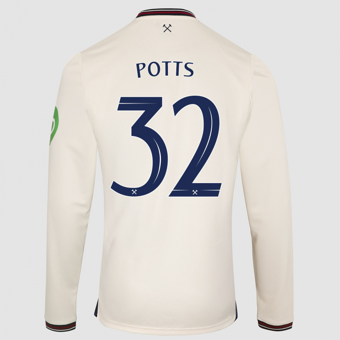 West Ham 25/26 Adults Long Sleeve Away Shirt