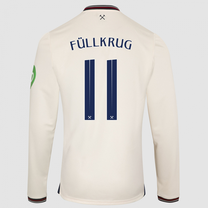 West Ham 25/26 Junior Long Sleeve Away Shirt West Ham 25/26 Junior Long Sleeve Away Shirt