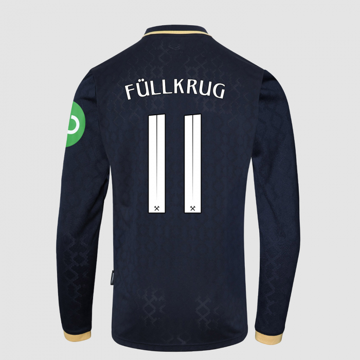 West Ham 25/26 Junior Long Sleeve Third Shirt  West Ham 25/26 Junior Long Sleeve Third Shirt