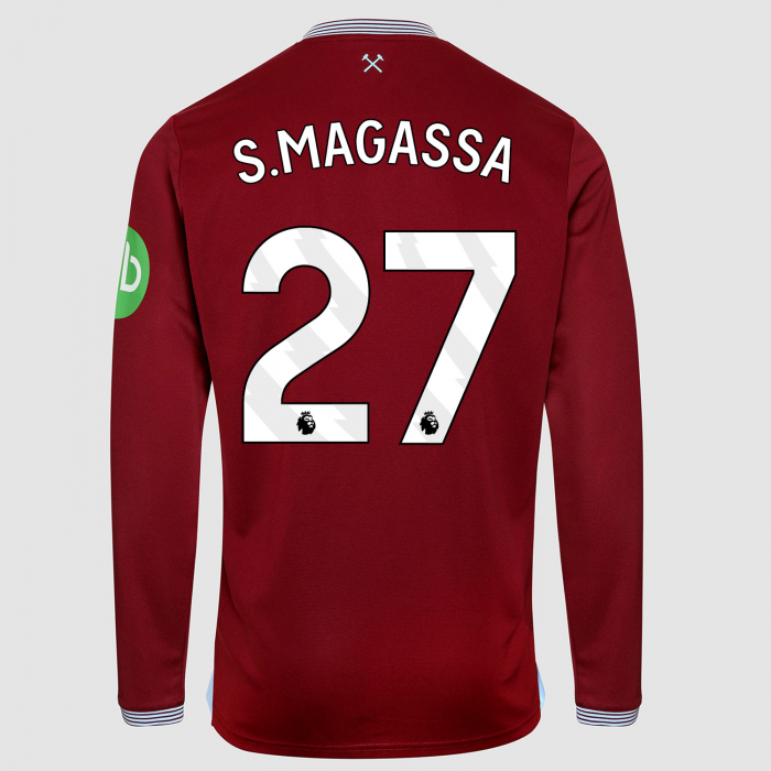 West Ham 25/26 Adults Long Sleeve Home Shirt 