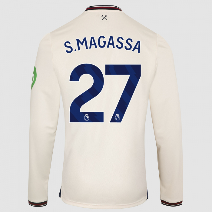 West Ham 25/26 Adults Long Sleeve Away Shirt