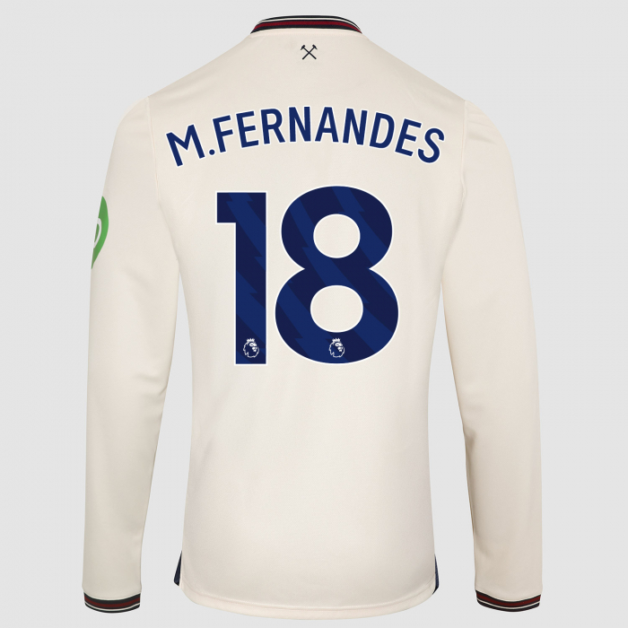 West Ham 25/26 Adults Long Sleeve Away Shirt West Ham 25/26 Adults Long Sleeve Away Shirt